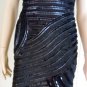 $1037 MAX AZRIA BLACK SEQUIN WOVEN COCKTAIL DRESS 0