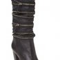 $495 7 FOR ALL MANKIND EGO ZIPPERED LEATHER BOOT 9.5