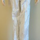 NEW BCBG MAX AZRIA WOVEN COTTON CREAM STRAIGHT PANTS 10