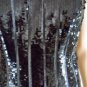 NWT BCBG MAXAZRIA BLACK SEQUIN WOVEN COCKTAIL DRESS 4