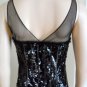 NWT BCBG MAXAZRIA BLACK SEQUIN WOVEN COCKTAIL DRESS 4