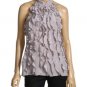 NEW BCBG MAXAZRIA SILK TOP WITH RADIATING RUFFLES S