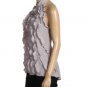NEW BCBG MAXAZRIA SILK TOP WITH RADIATING RUFFLES S