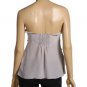NEW BCBG MAXAZRIA SILK TOP WITH RADIATING RUFFLES S