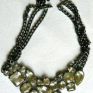 NEW BCBG MAX AZRIA CHAINS AND STONE NECKLACE