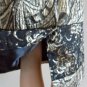 DOLCE & GABBANA SPECIAL PIECE RUNWAY GOLD BLACK LAME SKIRT IT 40/US 4