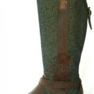 BRAND NEW REPLAY BROWN KNEE HIGH LEATHER BOOTS 5