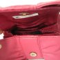 NEW BCBG MAXAZRIA MINI LEATHER FUSCHIA BOW WRISTLET