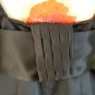 NEW BLUMARINE JEWELLED BELT RUNWAY LITTLE BLACK SILK DRESS SIZE 42 (6-8)