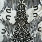 NWT BCBG MAX AZRIA RUNWAY COLLECTION EMBROIDERED SILK WOVEN GLEAM DRESS S