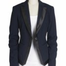 NEW BCBG MAXAZRIA ELEGANT ONE BUTTON BLACK VEST 10