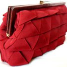 NEW ELEGANT BCBG MAXAZRIA RED CLUTCH