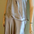 NWT BCBG MAXAZRIA RUNWAY WOVEN SILK BEIGE STUDDED BACK DETAIL COCKTAIL DRESS