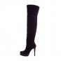 NEW BCBG GENERATION ASHA BLACK CROSTA/TUMBLED LEATHER BOOTS 8