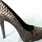 NEW SNAKE 100%  BROWN LEATHER ATLANTICCITY ALDO SHOE 9