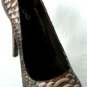 NEW SNAKE 100%  BROWN LEATHER ATLANTICCITY ALDO SHOE 9