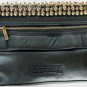 NEW ELEGANT BCBGMAXAZRIA BEADED FOLD-OVER LEATHER CLUTCH