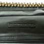 NEW ELEGANT BCBGMAXAZRIA BEADED FOLD-OVER LEATHER CLUTCH