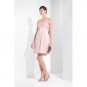 $298 NWT BCBG MAXAZRIA PETAL PINK BOW DETAIL MINI DRESS