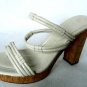 NEW COACH JASLEEN WHITE SLIDES HEELS SANDALS 9