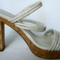 NEW COACH JASLEEN WHITE SLIDES HEELS SANDALS 9