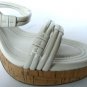 NEW COACH JASLEEN WHITE SLIDES HEELS SANDALS 9