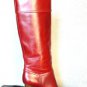 BURGUNDY DOLCE & GABBANA YOOX LEATHER BOOT SZ 9.5