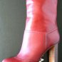 BURGUNDY DOLCE & GABBANA YOOX LEATHER BOOT SZ 9.5