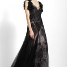 NWT BCBG MAXAZRIA MAGGIE MAUVE ROSE TULLE SILK COMBO DRESS GOWN 6