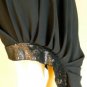 $523 BCBG MAXAZRIA RUNWAY BLACK STRAPLESS PEBBLE CREPE DRESS ASSIMMETRICAL L