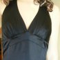 NWT BCBG BLACK HALTER BEADED CHIFFON NIGHT GOWN DRESS 2