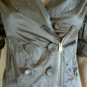NEW ELEGANT CHIC BCBG MAX AZRIA CASUAL SILK JACKET XXS