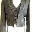 NEW BCBG MAX AZRIA BROWN VEST JACKET BLAZER L