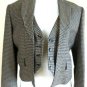 NEW BCBG MAX AZRIA BROWN VEST JACKET BLAZER L