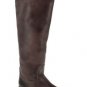 $500 NEW SENDRA ALL LEATHER GRAY KNEE BOOTS 6