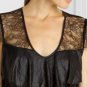 NWT BCBG MAX AZRIA TIRED COCKTAIL LACY BLACK DRESS M