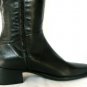 BCBG MAX AZRIA KNEE HIGH LEATHER BLACK BOOTS 5