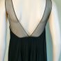 NEW BCBG MAXAZRIA BLACK FULL FORMAL LENGHT SILK DRESS 0