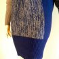 NEW ELEGANT BCBGMAXAZRIA COLOR BLOCK TUNIC SWEATER XS