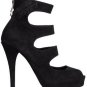 NEW MISS SIXTY STACEY BLACK SUEDE ANKLE BOOTIES 9