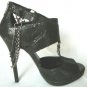 NEW SEXY BLACK PRINTED LIZARD LEATHER PUMP SHOE 7