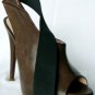 $400 NEW ANTONIO BARBATO NAPPA LEATHER PLATFORM SHOE 7