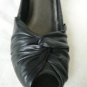 BRAND NEW BLACK OPEN TOE LEATHER WEDGE ALDO SHOES 9