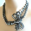 NEW CHIC NEW BCBG MAX AZRIA RHINESTONE STUD NECKLACE