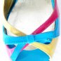 LUCIANO PADOVAN MULTI COLOR PATENT LEATHER PUMP SHOE 8