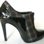 NEW SEXY PATENT BLACK ALDO LEATHER PUMP SHOE BOOTIE 5