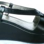 NEW COACH MOLLIE BLACK LEATHER PLATOFRM SHOES SANDAL 11