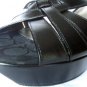 NEW COACH MOLLIE BLACK LEATHER PLATOFRM SHOES SANDAL 11