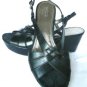 NEW COACH MOLLIE BLACK LEATHER PLATOFRM SHOES SANDAL 11