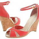 NEW  HOT SEXY CORAL JOEY O LEATHER SANDAL  SHOES 7.5